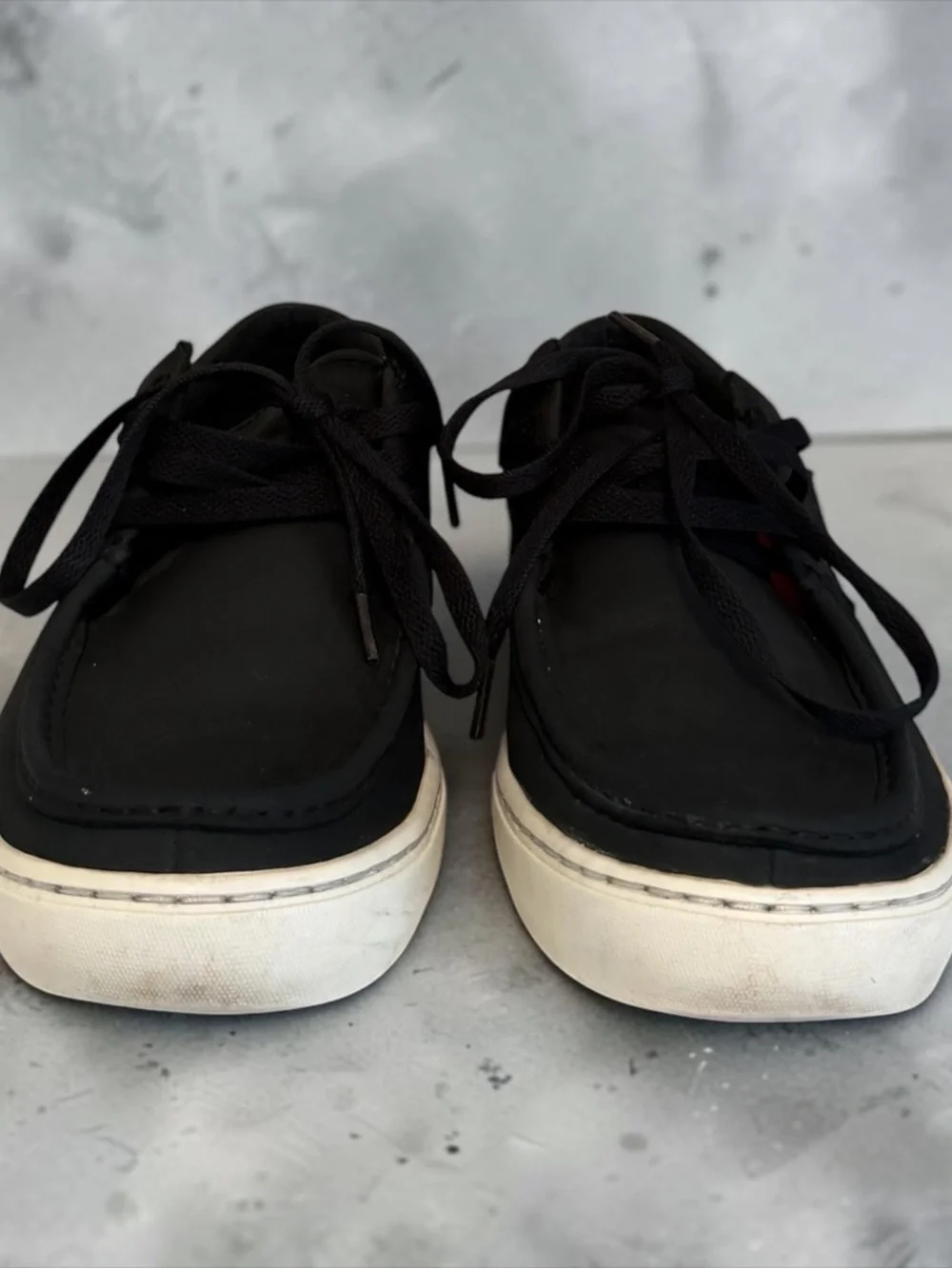 Timberland Cupsole Moc Toe Oxford Black Leather Men's Size 9 US (A184H)